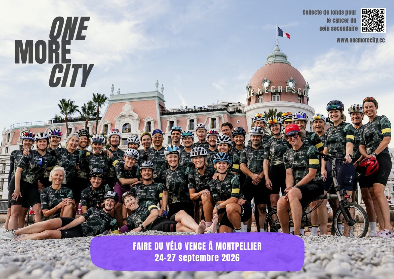 Le 23 septembre 2026, One More City 2026 fera une halte au Bar-sur-Loup